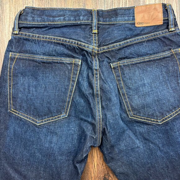 Gap Standard Taper 1969 Jeans Dark Wash Men’s Size 28 X 30 - Picture 4 of 12